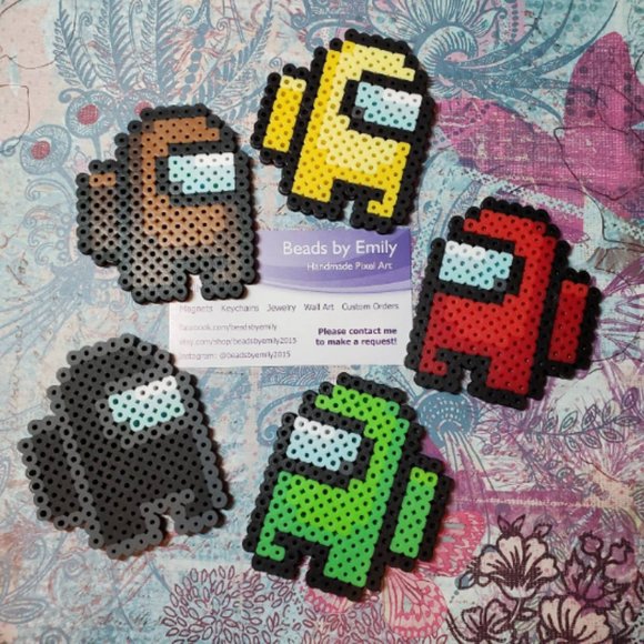 Set of 12 Among Us Magnets- Nerdy Geeky Home Decor - Picture 3 of 11
